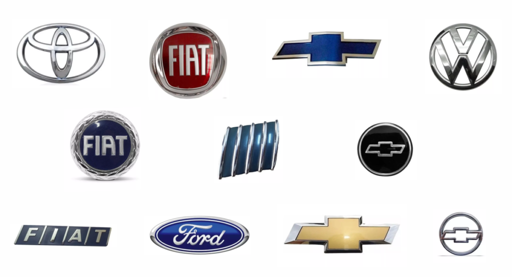 Modelos de alguns emblemas disponíveis. #emblema #carro