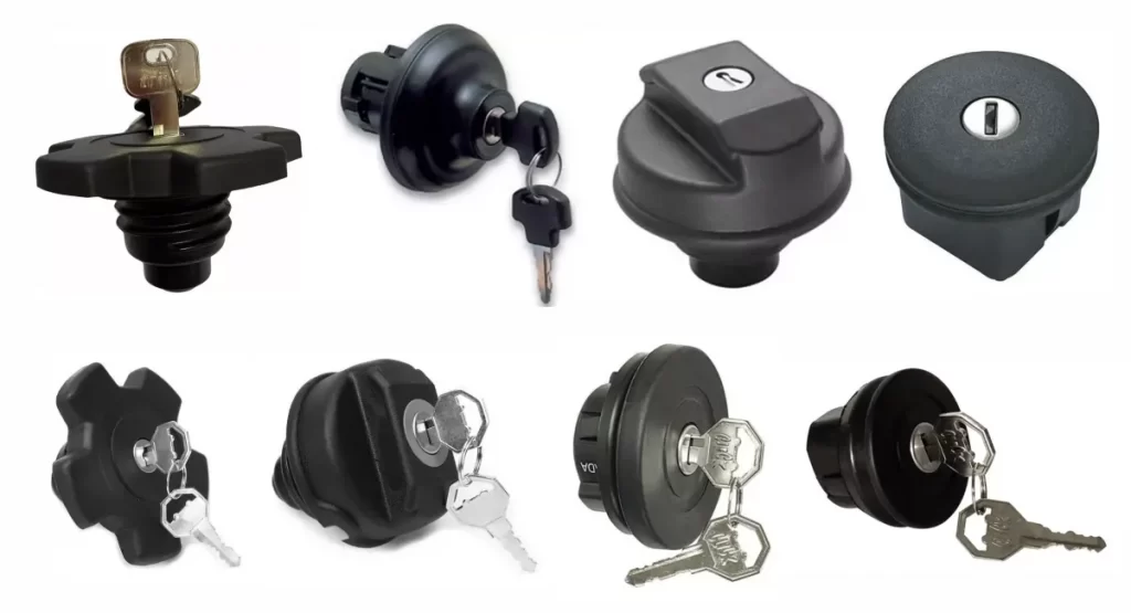 Modelos de algumas tampas de tanque de Combustível disponíveis. #tanque #carro